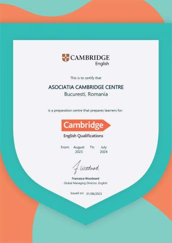 Centrul CAMBRIDGE formator autorizat de Cambridge English Assessment